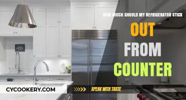 Refrigerator Placement Guide: Ideal Counter Overhang for a Seamless Kitchen