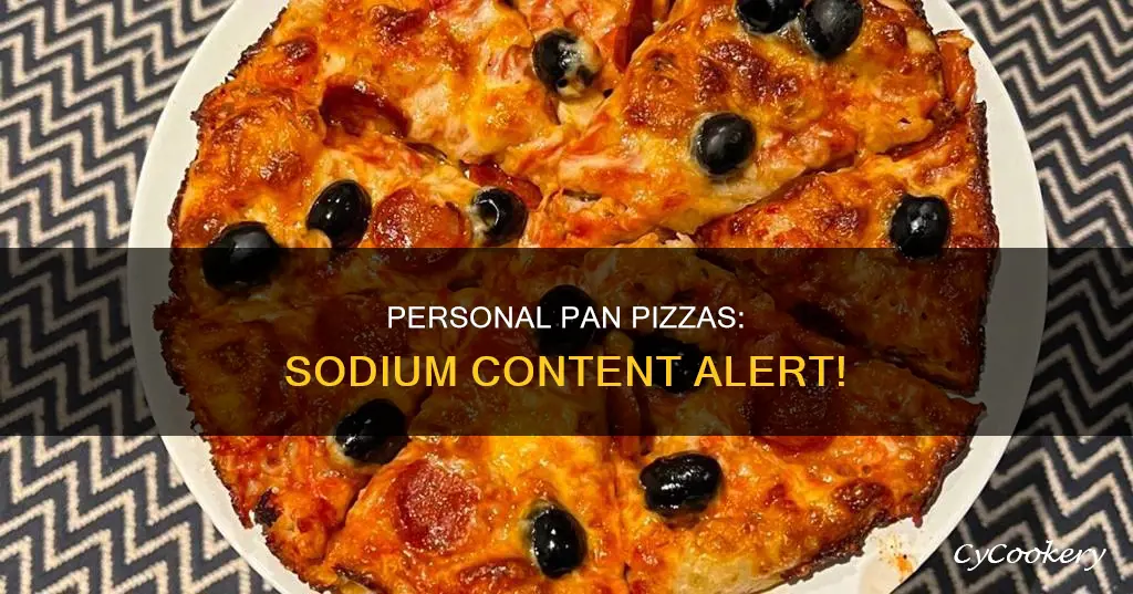 how much sodium does a persoal pan pizza have