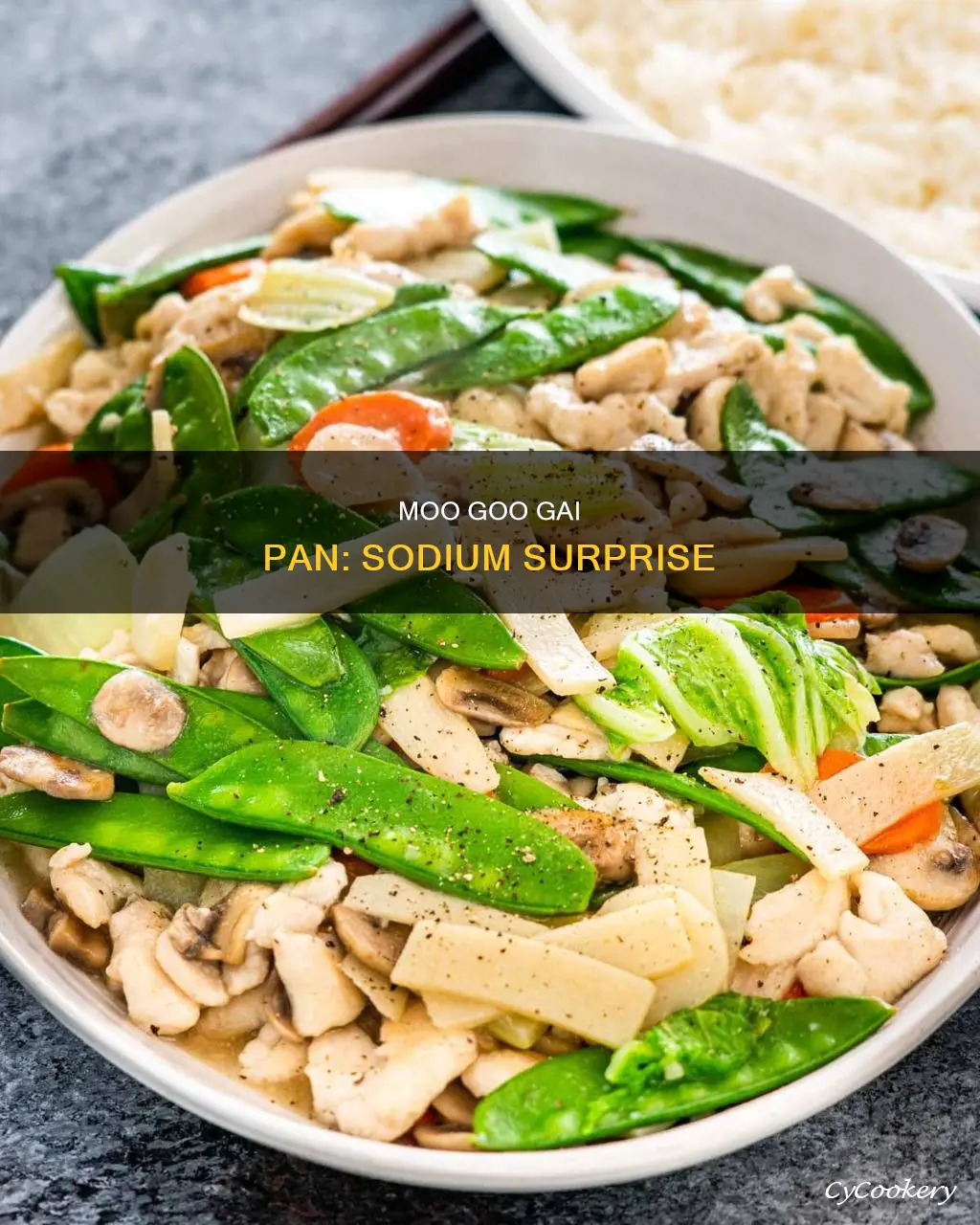 how much sodium in moo goo gai pan