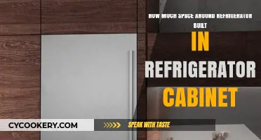 Built-In Refrigerator Cabinet: Optimal Space Requirements for Efficiency and Style