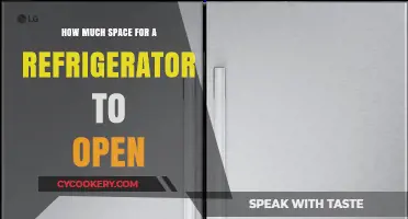 Optimal Space Requirements for Refrigerator Doors to Open Easily