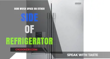 Optimal Refrigerator Placement: How Much Space is Needed on Each Side?