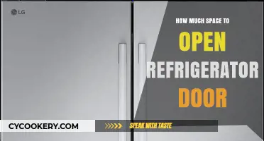 Perfect Fridge Placement: Ensuring Enough Space to Open the Door