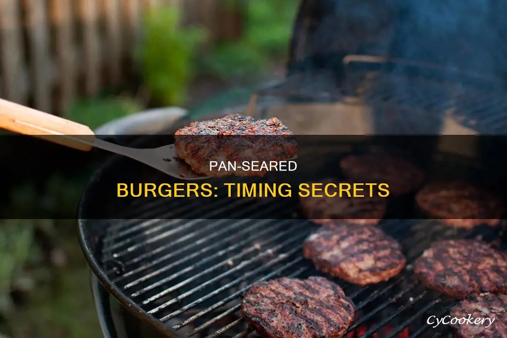 how much time does burgers need on the pan