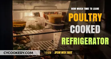 Safe Poultry Storage: Optimal Refrigerator Time After Cooking