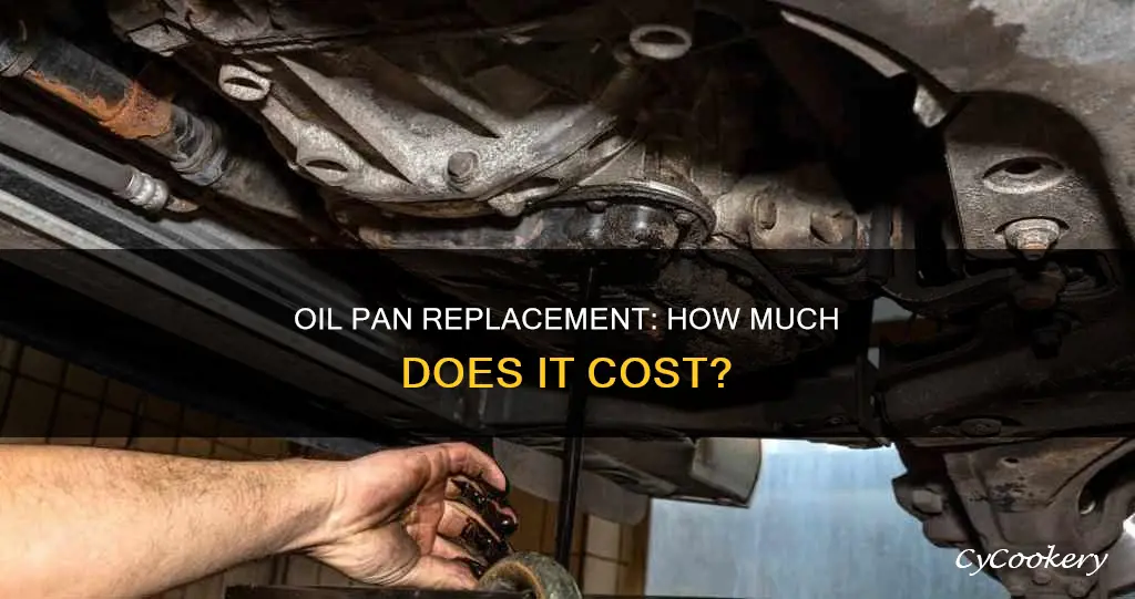 how much to change oil pan in van