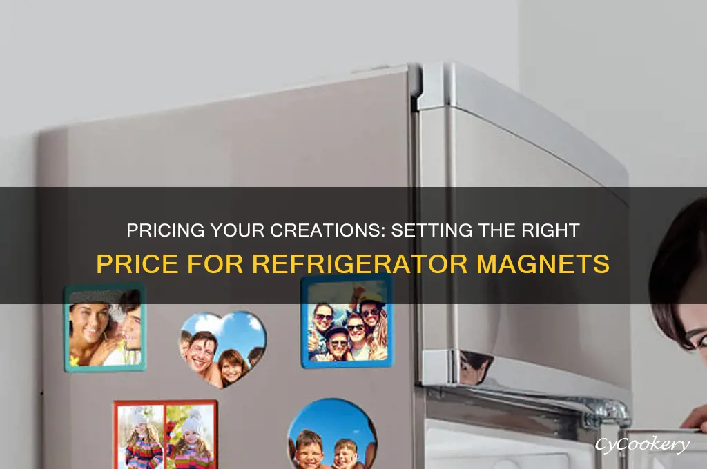 how much to charge for refrigerator magnets