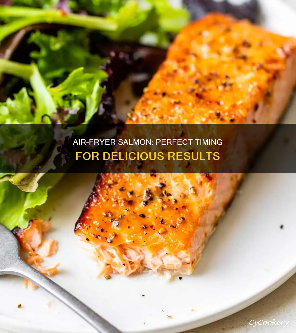 how much to cook salmon in air fryer