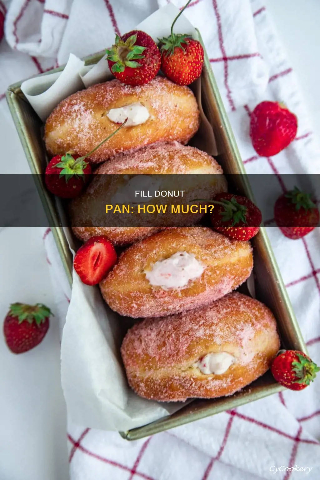 how much to fill donut pan