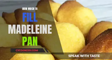 Fill Madeleine Pans: How Much?