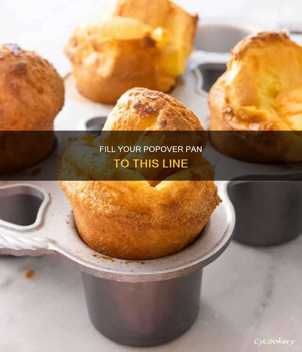 how much to fill popover pan