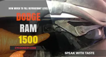 Dodge Ram 1500 Refrigerant Fill Guide: Optimal Levels Explained