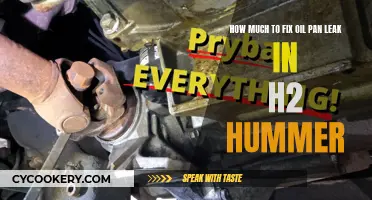 Repairing Oil Pan Leak in H2 Hummer: Cost and Process