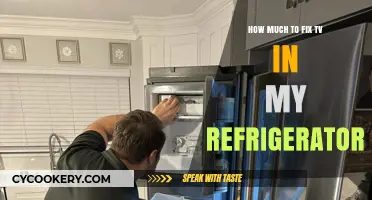 Fixing Your Fridge TV: Repair Costs and Practical Solutions