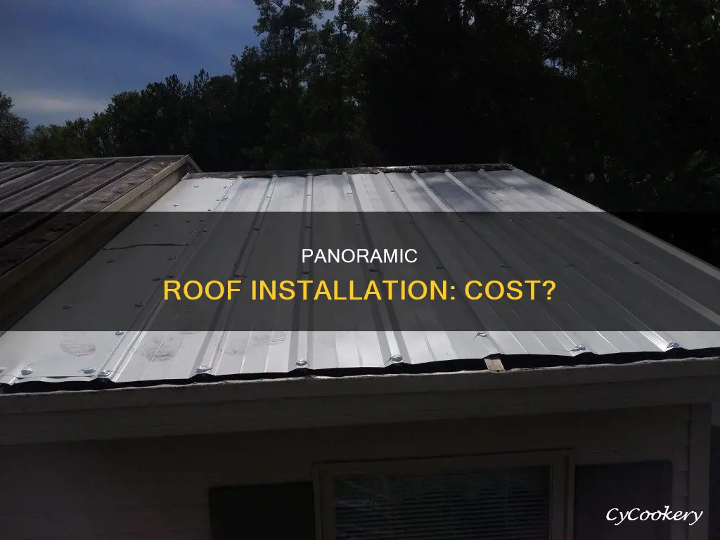 how much to install a pan roof