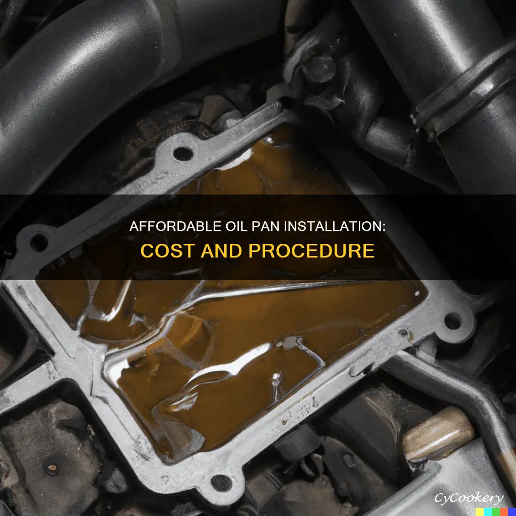 how much to install new oil pan