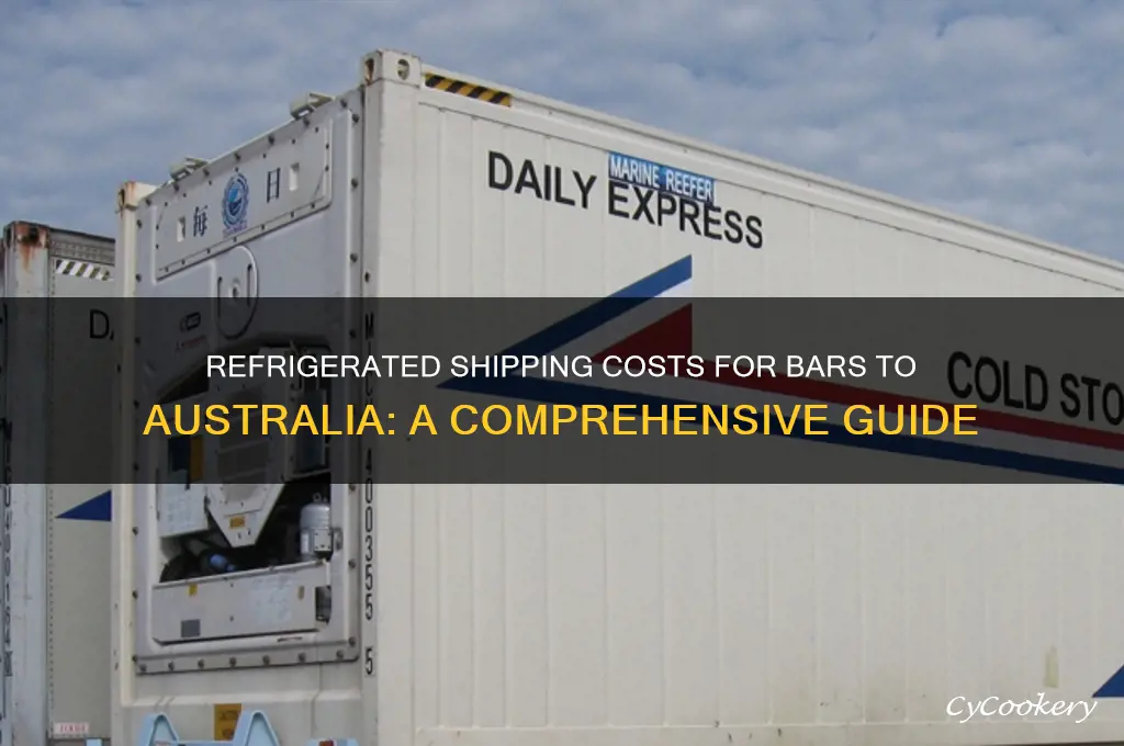 how much to refrigerator ship bars to australia