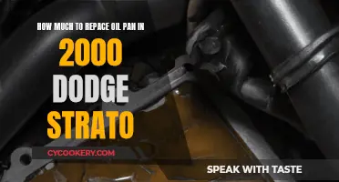 Replacing Oil Pan in Dodge Strato: Cost and Process