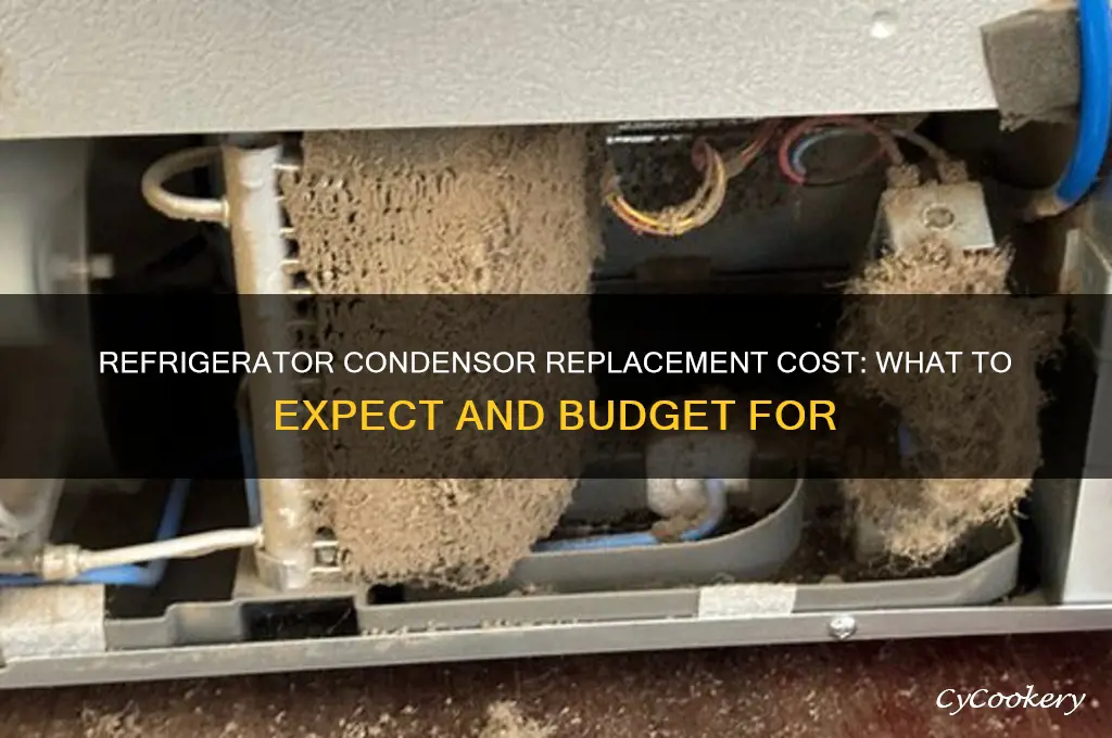 how much to replace a condensor in refrigerator