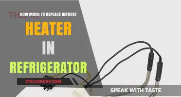 Refrigerator Defrost Heater Replacement Cost: What to Expect