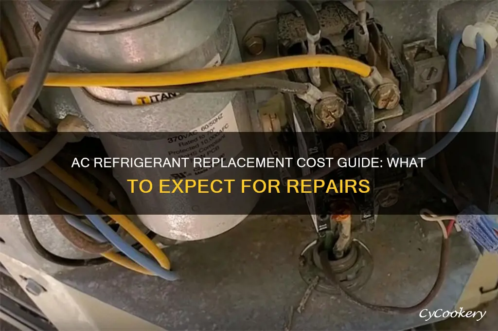 how much to replace refrigerant in ac