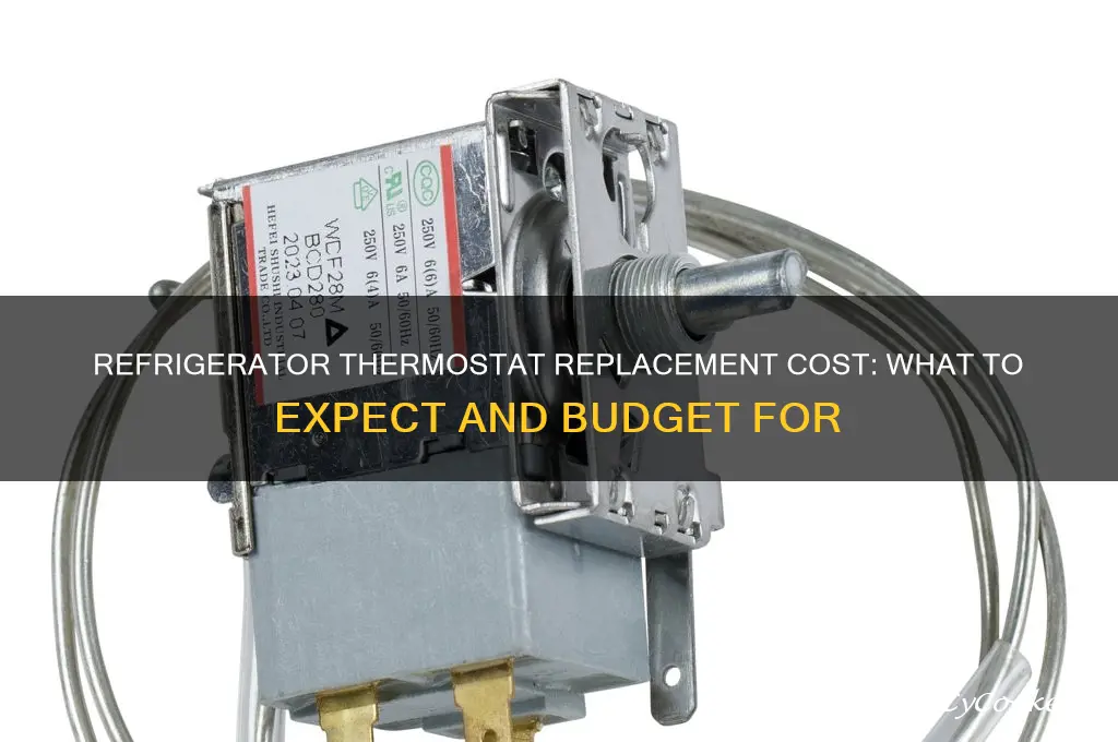 how much to replace thermostat in refrigerator