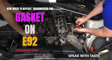 E92 Transmission Pan Gasket Replacement Cost