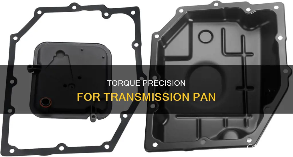 how much torque for transmission pan