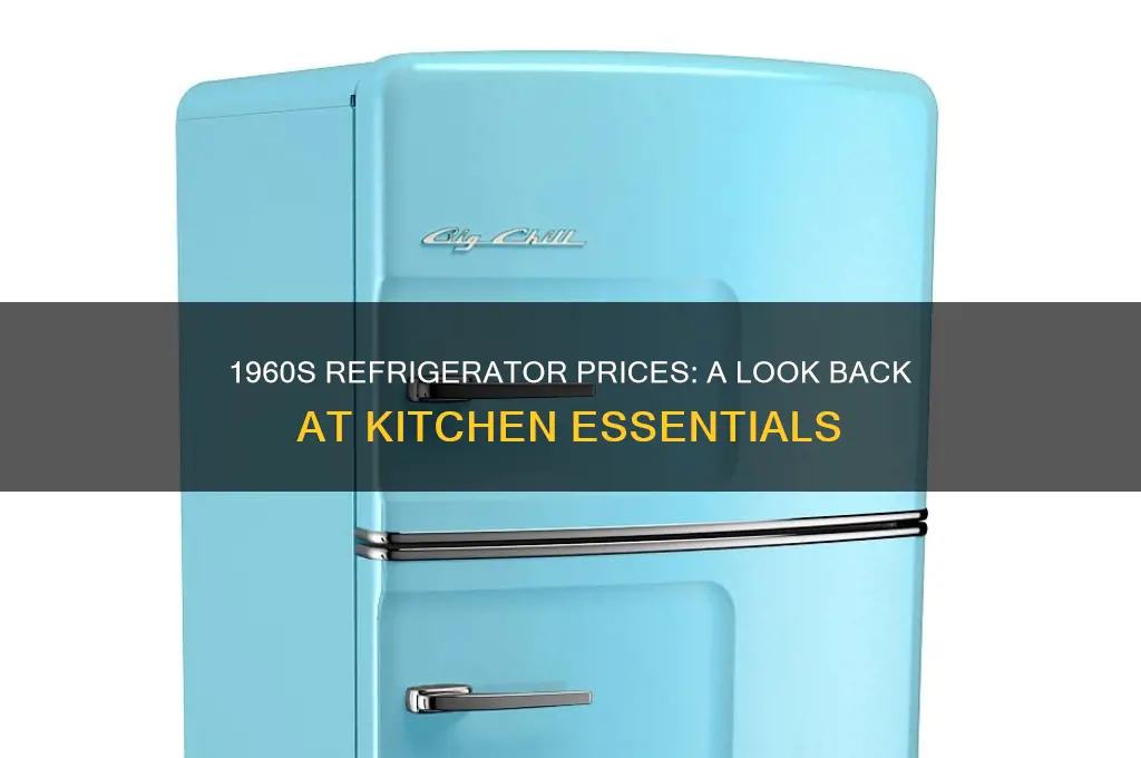 how much was a refrigerator in 1960