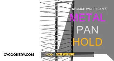 Metal Pan Capacity: How Much Water Can It Hold?