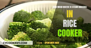 Steaming Broccoli: Rice Cooker Water Amounts and Tips