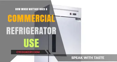Commercial Refrigerator Wattage: Understanding Energy Consumption and Costs