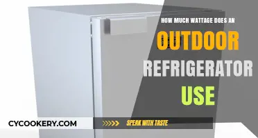 Outdoor Refrigerator Wattage: Understanding Energy Consumption for Efficient Use