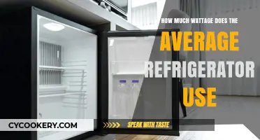 Average Refrigerator Wattage: Understanding Energy Consumption and Costs
