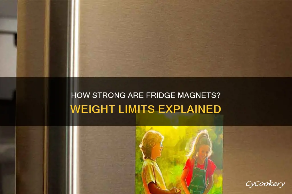 how much weight can a refrigerator magnet hold