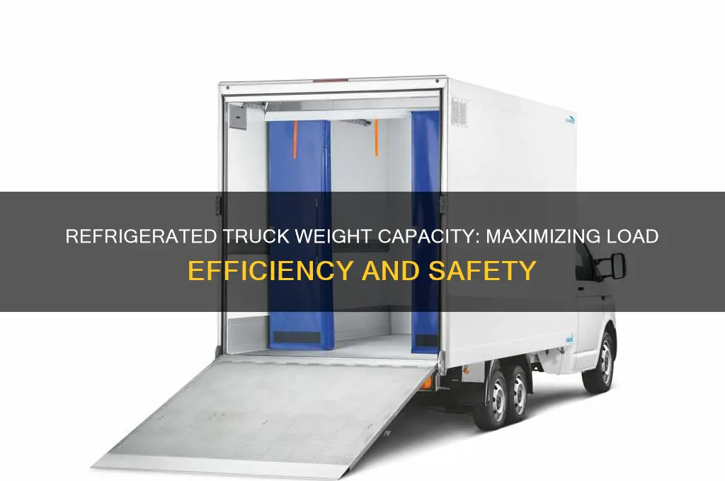how much weight can the refrigerator truck can hold
