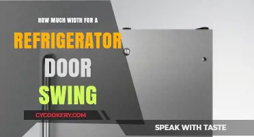 Choosing the Right Width for Your Refrigerator Door Swing