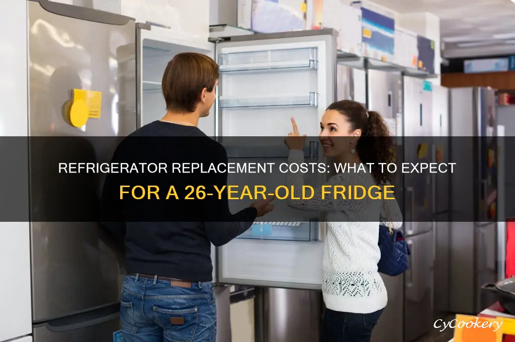 how much will 26 year old refrigerator cost