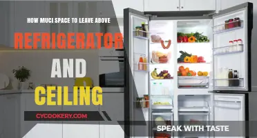 Optimal Space: How Much Clearance Above Your Refrigerator and Ceiling?