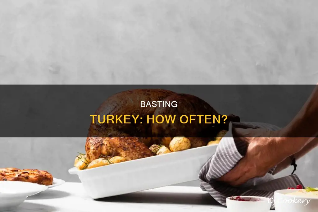 how often do you baste turkey in a roasting pan