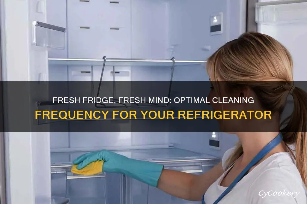 how often do you clean out your refrigerator