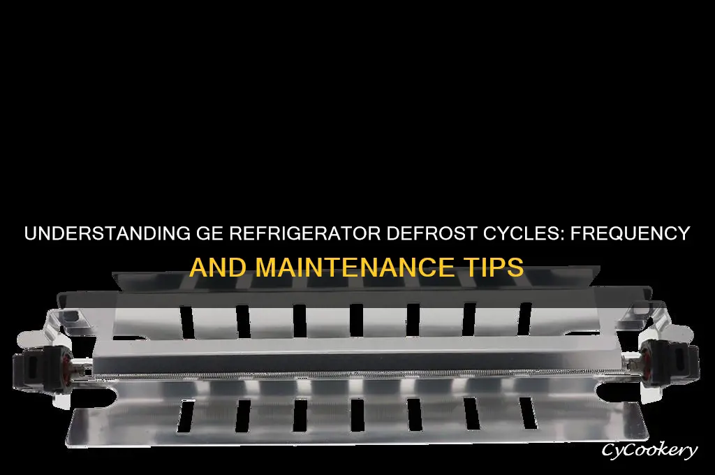 how often does a ge refrigerator defrost
