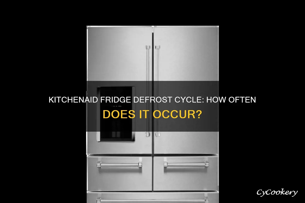 how often does a kitchenaid refrigerator defrost