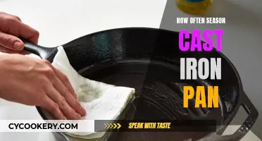 Cast Iron Pan: Seasoning Frequency