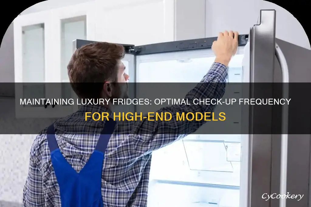 how often should high end expensive refrigerators be checked
