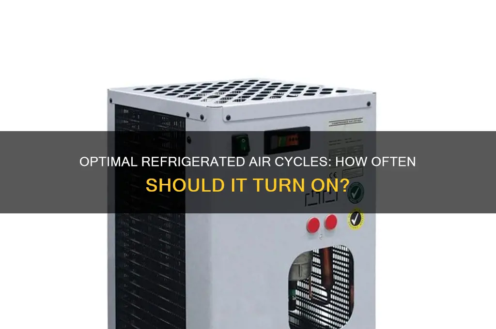 how often should refrigerated air turn on