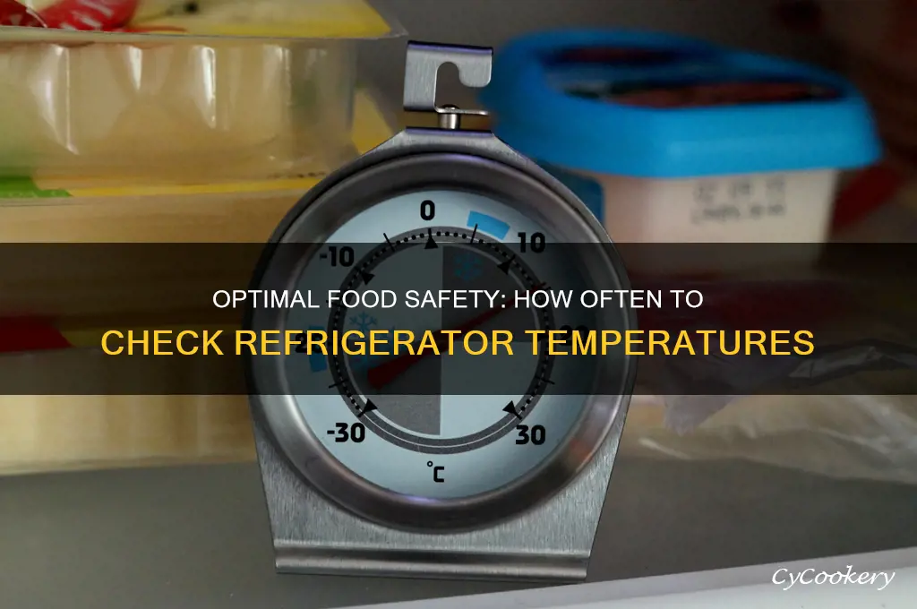 how often should refrigerator temperatures be checked