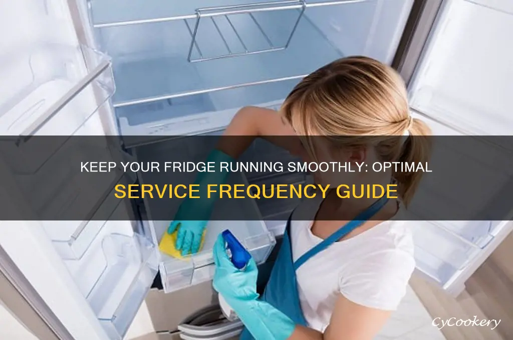 how often should you get your refrigerator serviced