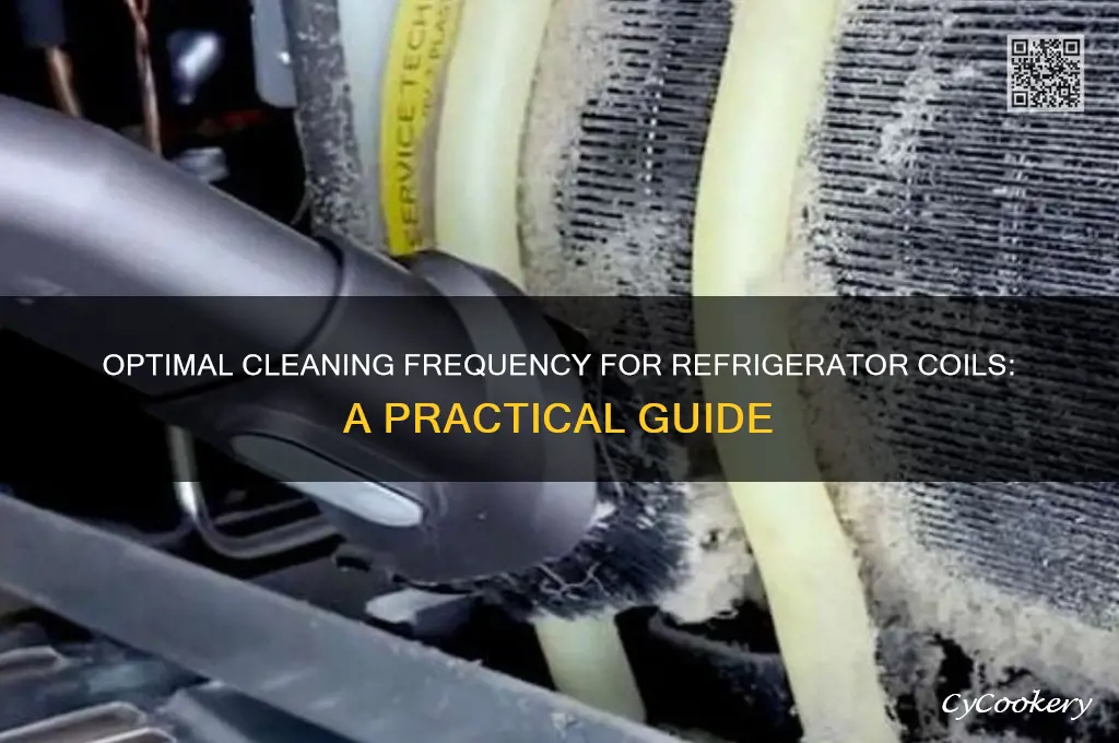 how often should you vacuum refrigerator coils