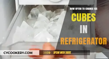 Optimal Ice Cube Replacement: Keeping Your Refrigerator Fresh and Efficient